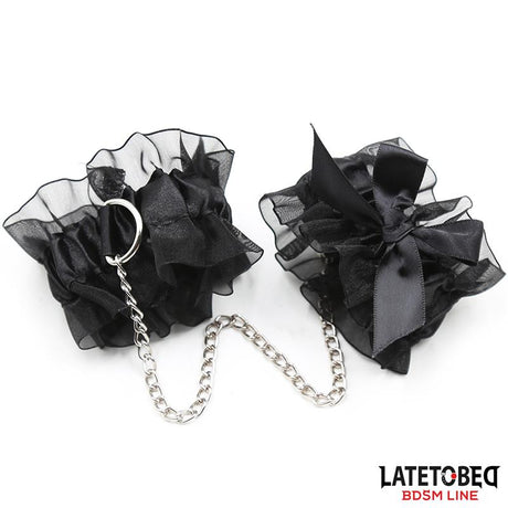 3 Piece Bondage Set Nipple Cover, Eya Mask and HandCuffs