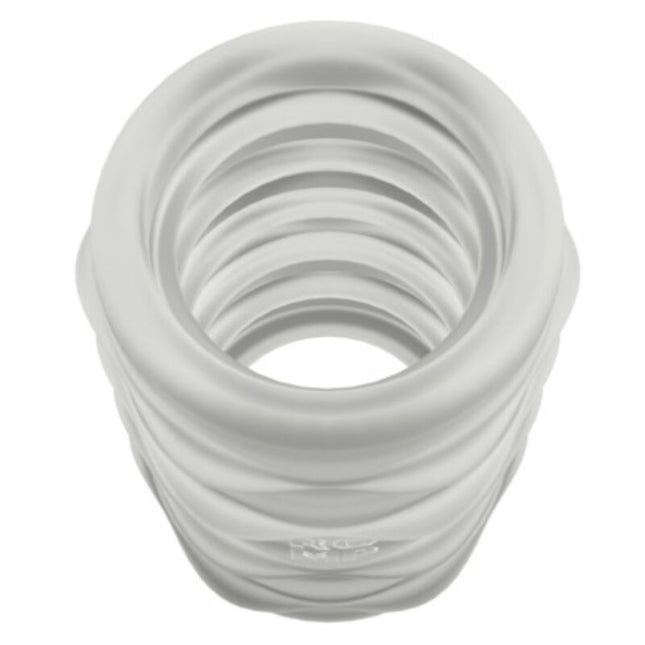 ROMP - MOSH TRANSPARENT MALE MASTURBATOR WITH 6 CM REVERSBLE SHEATH