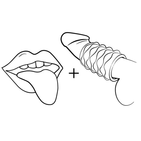 ROMP - MOSH TRANSPARENT MALE MASTURBATOR WITH 6 CM REVERSBLE SHEATH