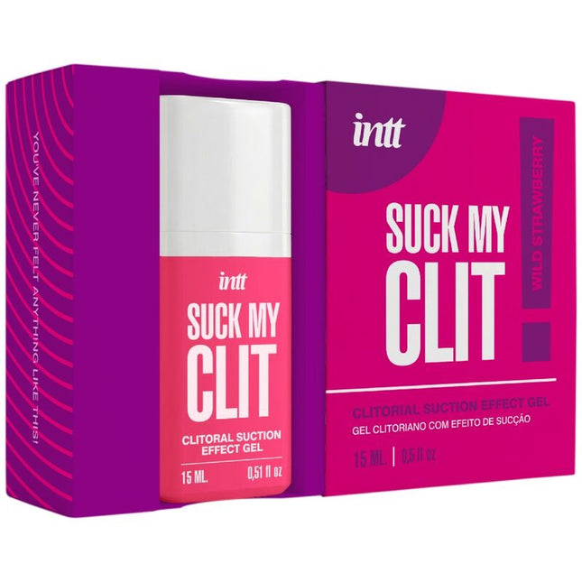INTT - SUCK MY CLIT SUCTION EFFECT GEL WILD STRAWBERRY 15 ML