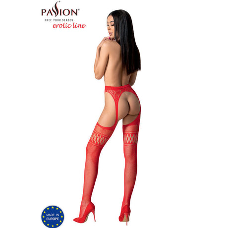 PASSION - S026 MEDIAS CON LIGUERO NEGRO TALLA ÚNICA
