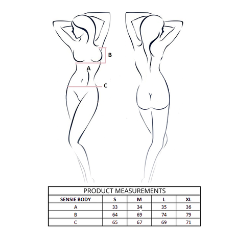 PASSION - SENSIE BODY TEAL S/M