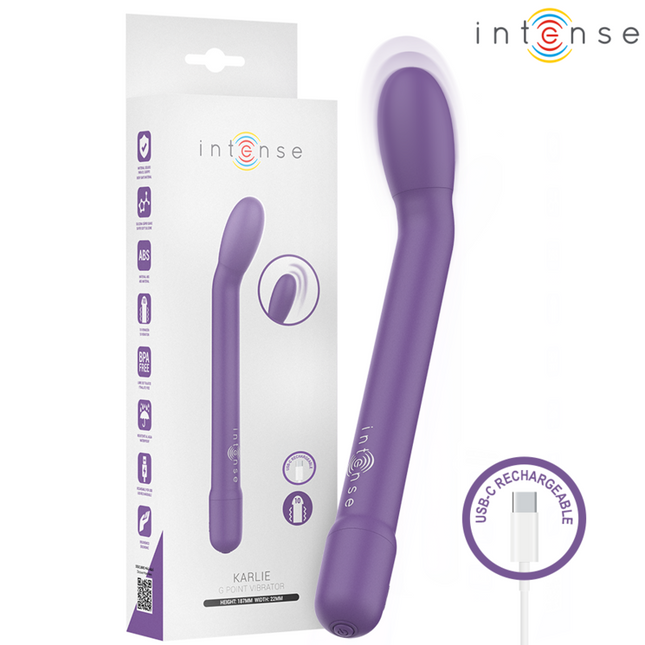 INTENSE - KARLIE RECHARGEABLE G-SPOT STIMULATOR PURPLE