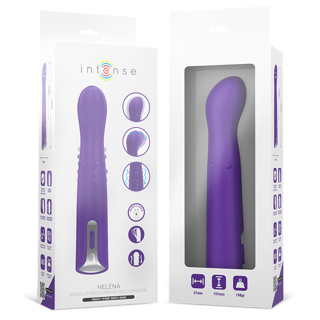 INTENSE - HELENA BEADS UP & DOWN WIGGLE VIBRATOR 13.5 CM