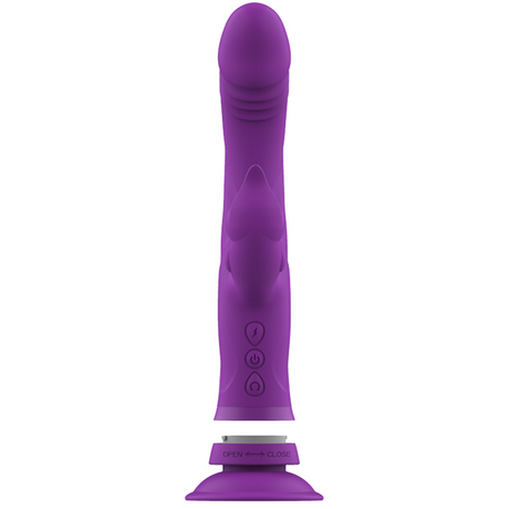INTENSE - CASANOVA RABBIT SILICONE VIBRATOR TRIPLE MOTOR PURPLE