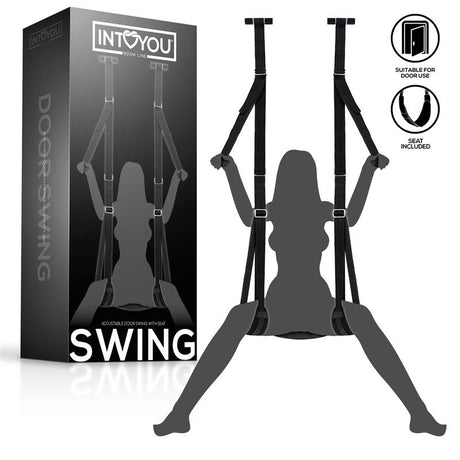 Adjustable Door Swing with Legs Support and Seat