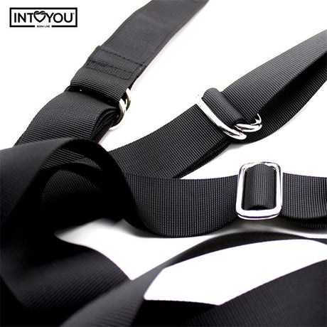 Adjustable Door Swing with Legs Support and Seat