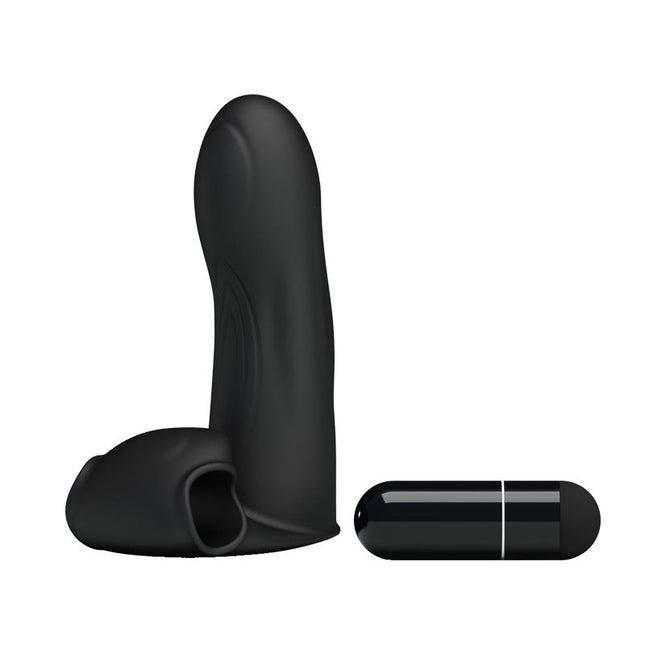 PRETTYLOVE Adonis Finger Sleeve – вибриращ пръстен за нежна стимулация