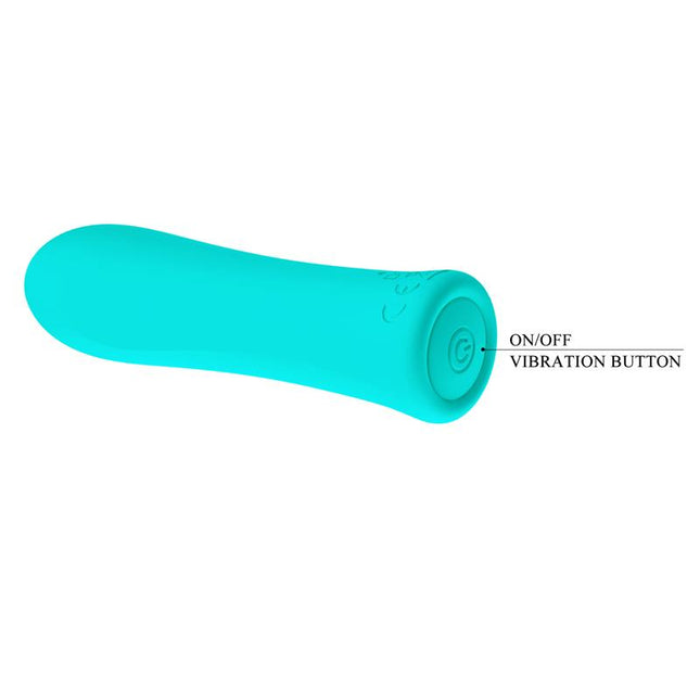 PRETTYLOVE Alfreda Vibrating Bullet USB – компактен вибратор с 12 режима