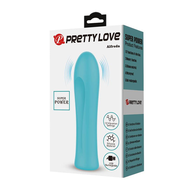 PRETTYLOVE Alfreda Vibrating Bullet USB – компактен вибратор с 12 режима