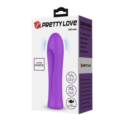 PRETTYLOVE Alfreda – компактен вибратор с 12 режима