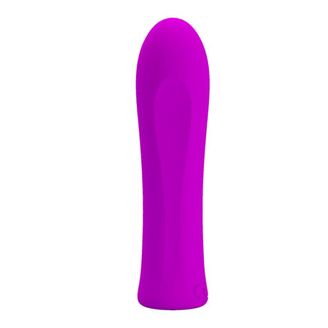 PRETTYLOVE Alfreda Violet – компактен силиконов вибратор с 12 режима