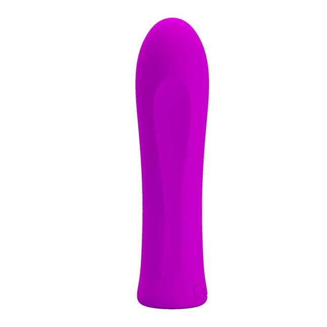 PRETTYLOVE Alfreda Violet – компактен силиконов вибратор с 12 режима
