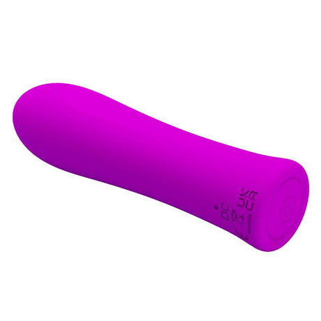 PRETTYLOVE Alfreda Violet – компактен силиконов вибратор с 12 режима