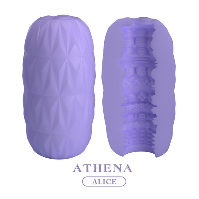 PRETTYLOVE Alice Men Masturbator Purple – компактен водоустойчив мастурбатор