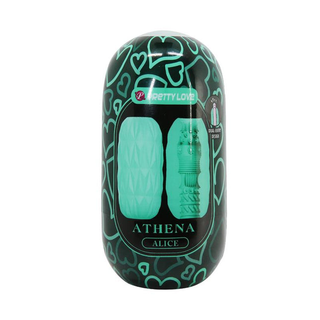 PRETTYLOVE Alice Men Masturbator Turquoise – компактен и водоустойчив мастурбатор