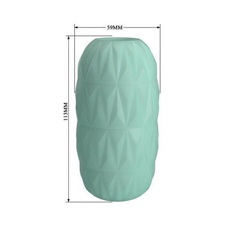 PRETTYLOVE Alice Men Masturbator Turquoise – компактен и водоустойчив мастурбатор