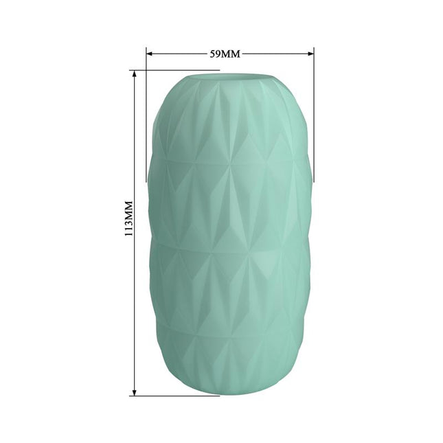 PRETTYLOVE Alice Men Masturbator Turquoise – компактен и водоустойчив мастурбатор