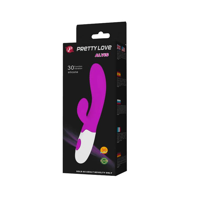 PRETTYLOVE Alvis – вибратор с 30 функции и двойна стимулация