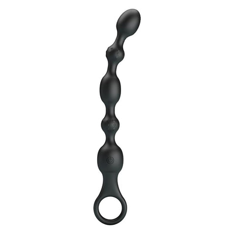 PRETTYLOVE Anal Beads with Vibration – водоустойчив анален вибратор с 10 режима