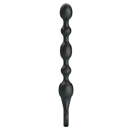 PRETTYLOVE Anal Beads with Vibration – водоустойчив анален вибратор с 10 режима