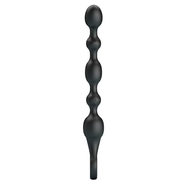 PRETTYLOVE Anal Beads with Vibration – водоустойчив анален вибратор с 10 режима