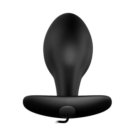 PRETTYLOVE Black Anchor – анален плъг с дистанционно и 12 вибрационни режима