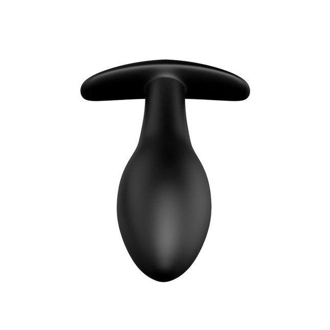 PRETTYLOVE Black Anchor – анален плъг с дистанционно и 12 вибрационни режима