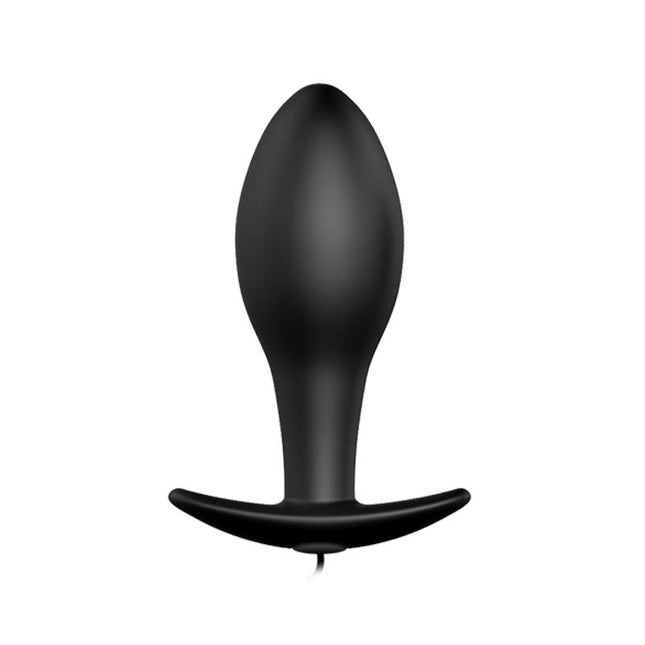 PRETTYLOVE Black Anchor – анален плъг с дистанционно и 12 вибрационни режима