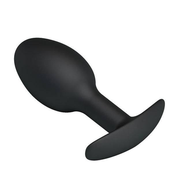 PRETTYLOVE Anal Plug Black with Ball – ергономичен анален плъг с тежест
