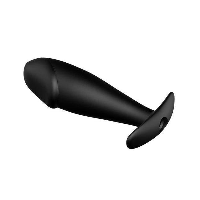 PRETTYLOVE Anal Plug Black с дистанционно – 12 вибрационни режима