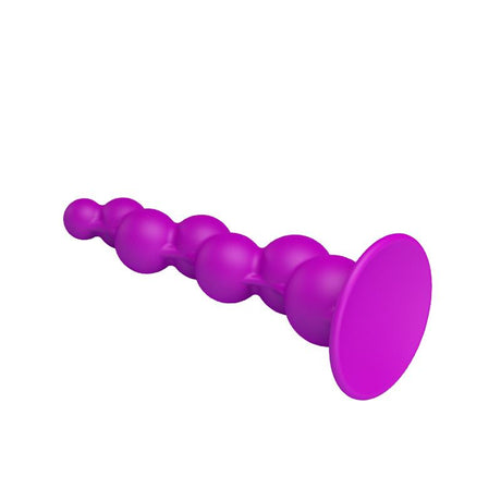 PRETTYLOVE Passion Purple – анален плъг с вендуза и меко докосване
