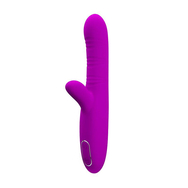PRETTYLOVE Angelique Tickling Vibe USB – многофункционален вибратор с гъвкав дизайн