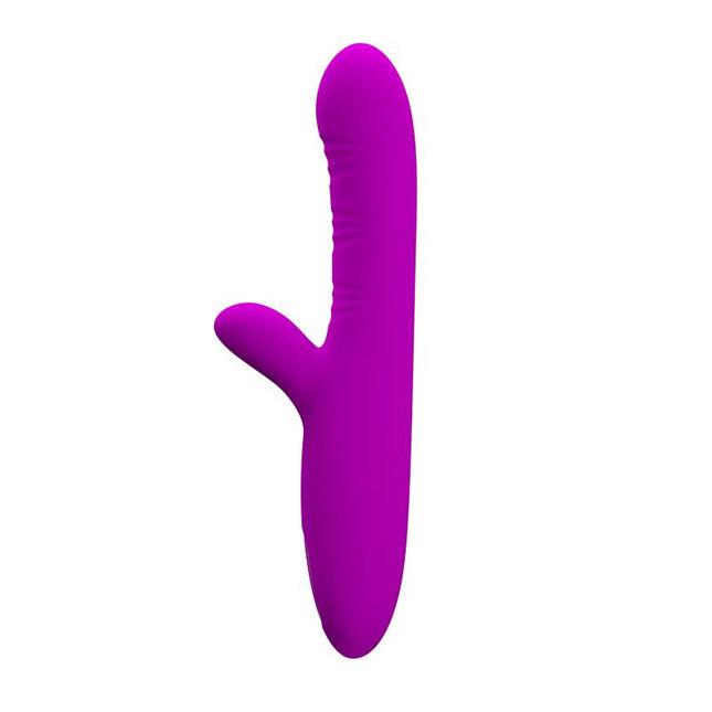 PRETTYLOVE Angelique Tickling Vibe USB – многофункционален вибратор с гъвкав дизайн