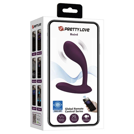 PRETTYLOVE Baird – G-точка вибратор с контрол през приложение