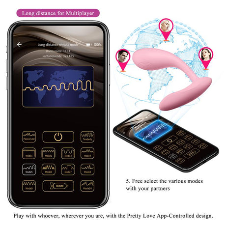 PRETTYLOVE Baird – водоустойчив стимулатор с APP контрол