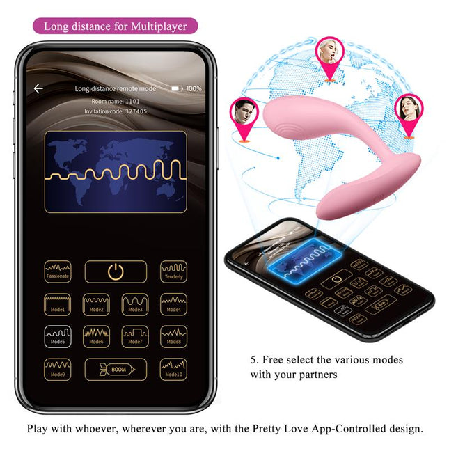 PRETTYLOVE Baird – водоустойчив стимулатор с APP контрол
