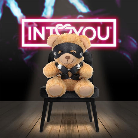 Bearly BDSM мече ключодържател – с веган кожа и маска | Intoyou®