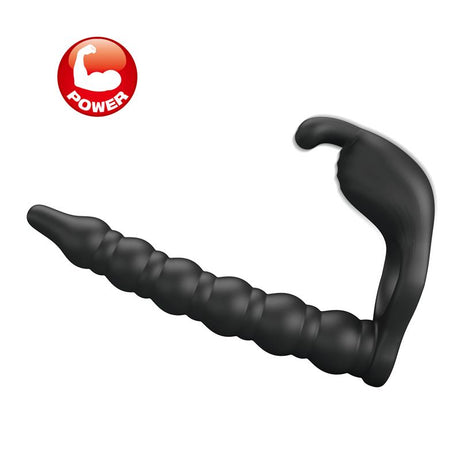 PRETTYLOVE Blackney – вибриращ пенис пръстен с мек стимулатор