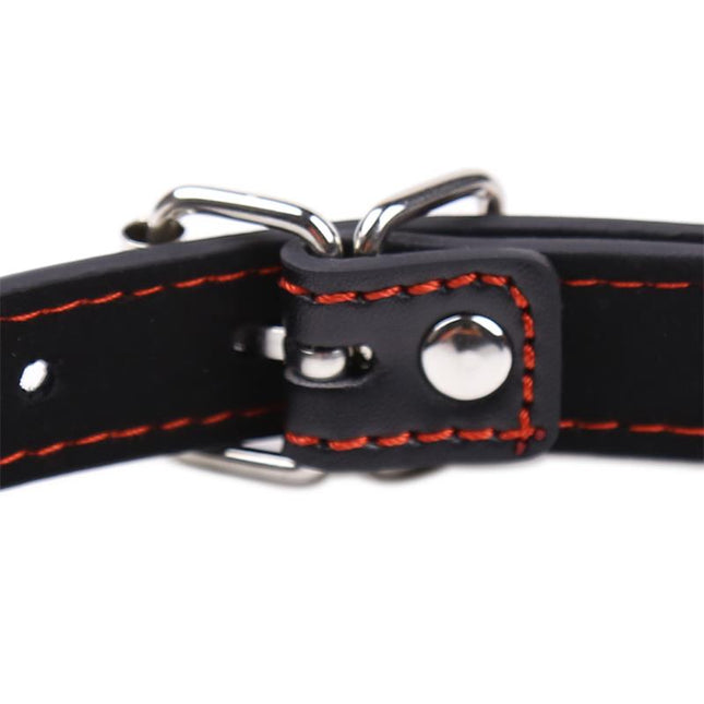 Bone Gag Ball Silicone 12 cm Black