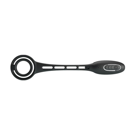 PRETTYLOVE Butt Plug and Penis Ring – вибриращ комплект с 12 режима