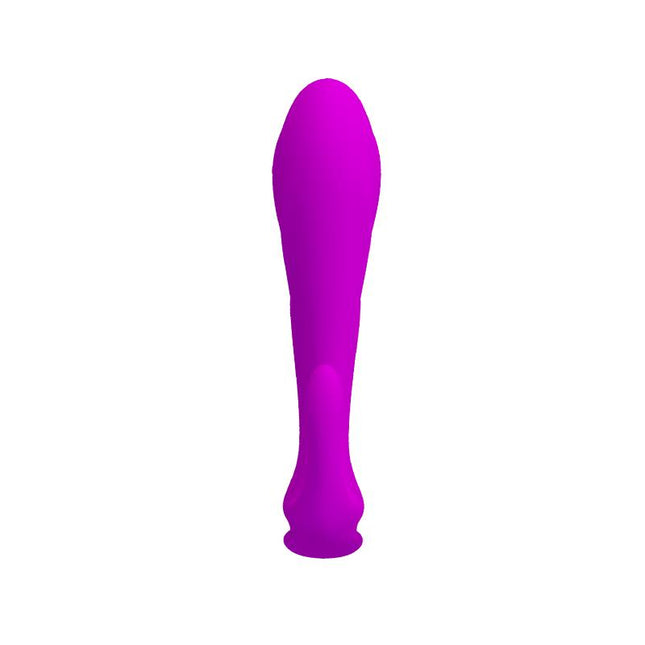 PRETTYLOVE Edgar Purple – анален плъг с три текстури, водоустойчив