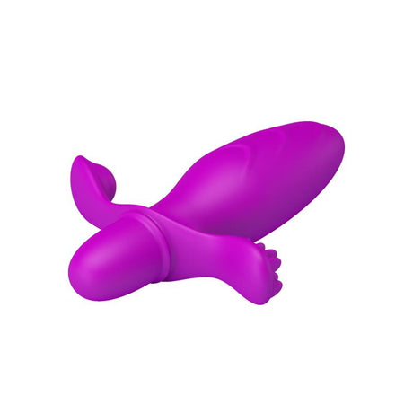 PRETTYLOVE Fitch Purple – анален плъг с вибрация и 10 режима