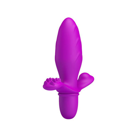 PRETTYLOVE Fitch Purple – анален плъг с вибрация и 10 режима