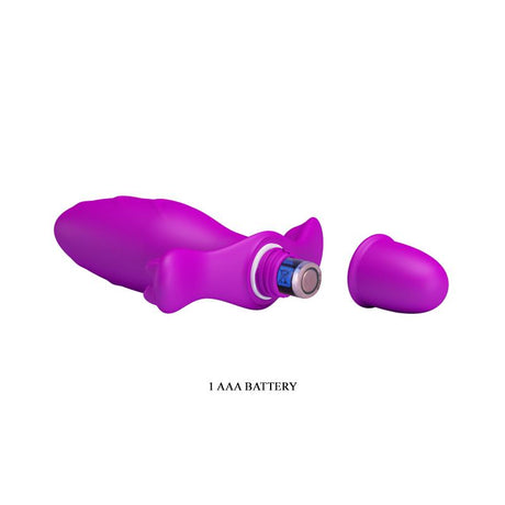 PRETTYLOVE Fitch Purple – анален плъг с вибрация и 10 режима