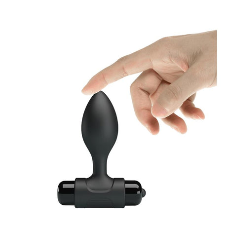 PRETTYLOVE Butt Plug с вибрации – водоустойчив анален стимулатор с 10 режима