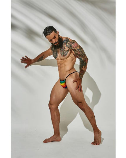 C4M12 Briefkini Rainbow