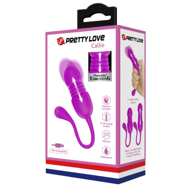 PRETTYLOVE Callie – вибриращо и пулсиращо яйце с 12 режима