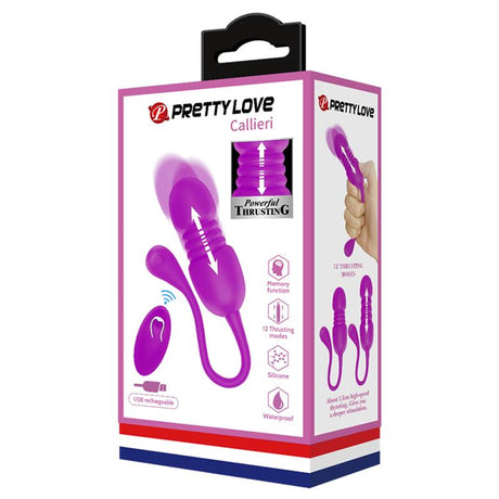 PRETTYLOVE Callieri – вибриращо яйце с тласъци и дистанционно управление
