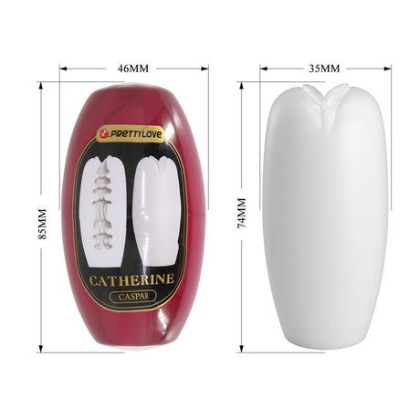 PRETTYLOVE Catherine Egg – ръчен мастурбатор с разтеглив материал